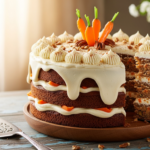 Decadent Carrot Cake with Cream Cheese Frosting Delight