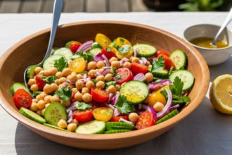 Refreshing Chickpea and Cucumber Salad: A Perfect Summer Mix