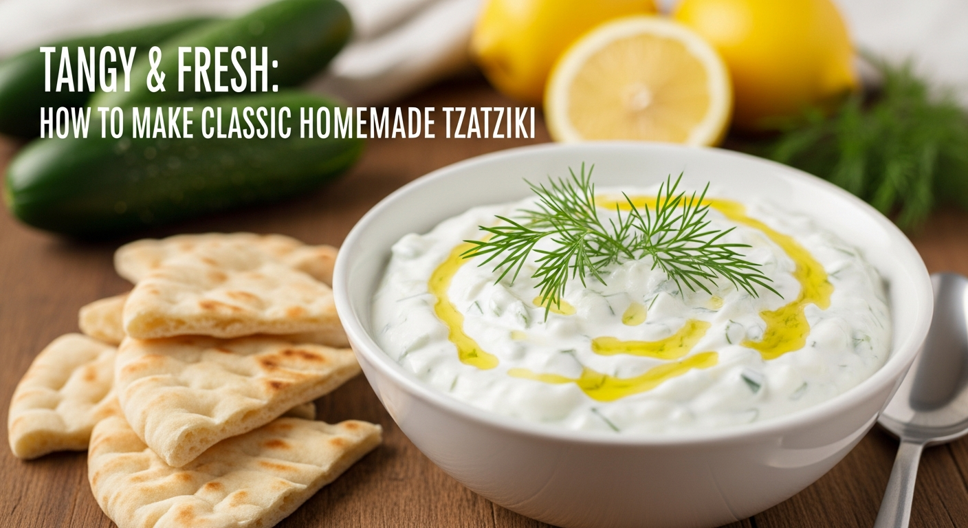Tangy & Fresh: How to Make Classic Homemade Tzatziki