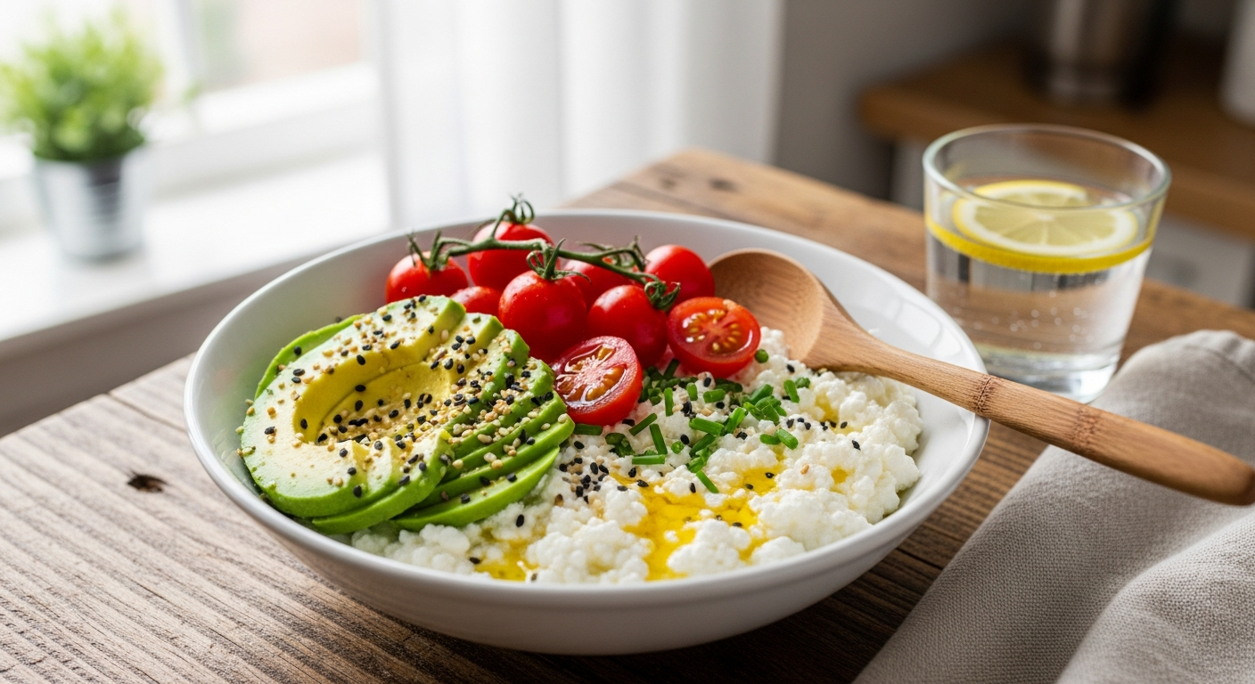 Power Up Mornings with a Low-Carb Cottage Cheese Bowl
