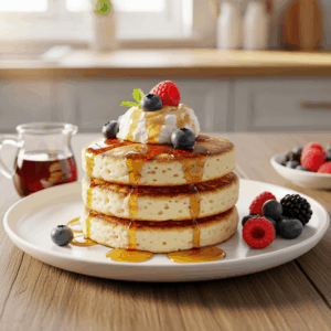   Cream Cheese Pancakes  