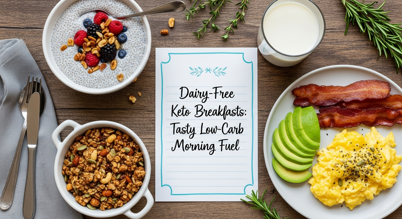 Dairy-Free Keto Breakfasts: Tasty Low-Carb Morning Fuel
