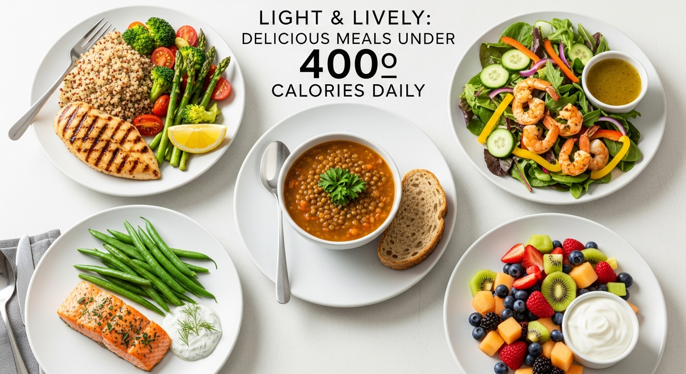 Light & Lively: Delicious Meals Under 400 Calories Daily