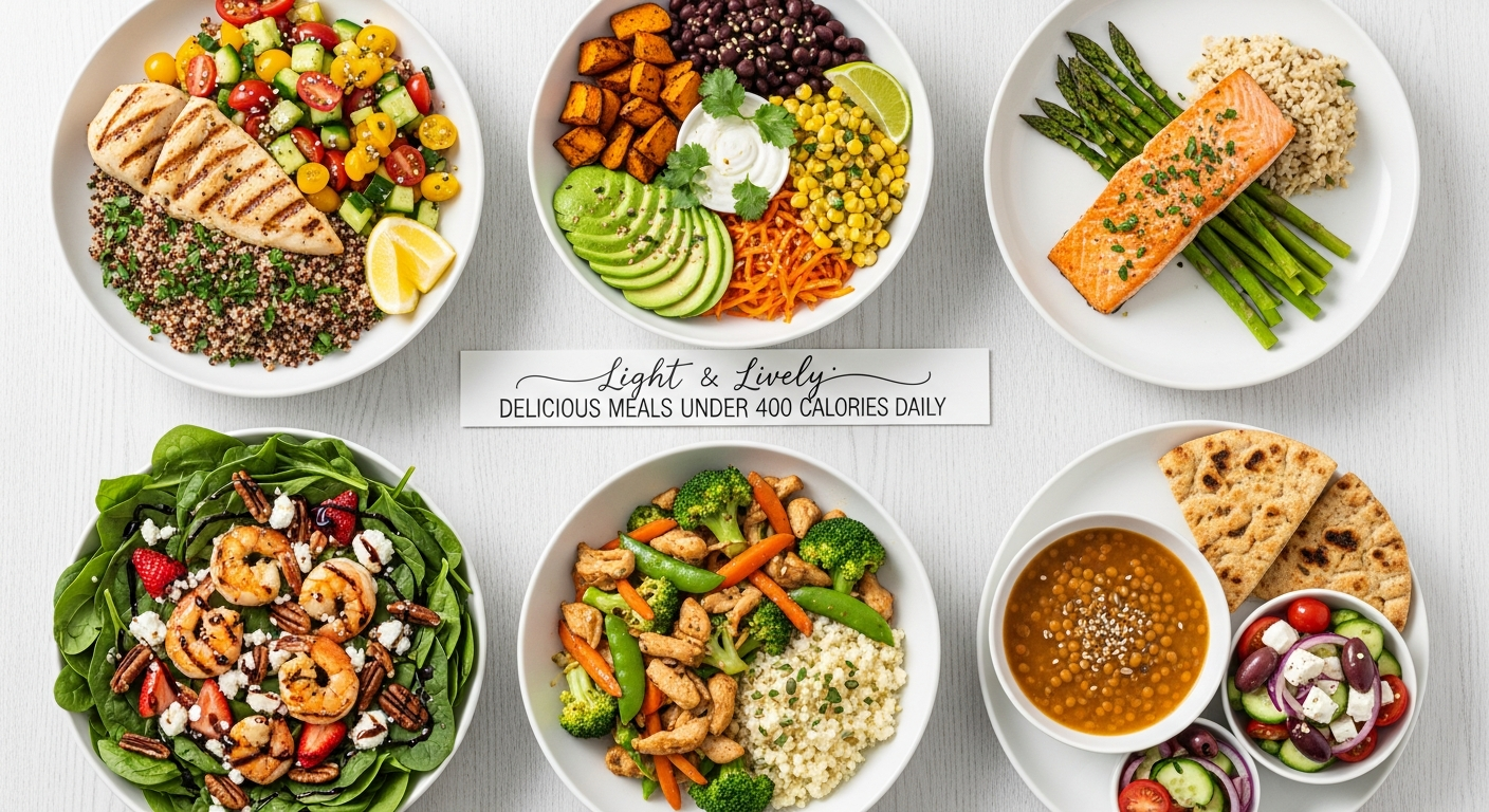 Light & Lively: Delicious Meals Under 400 Calories Daily
