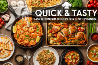 Quick & Tasty: Easy Weeknight Dinners for Busy Evenings.