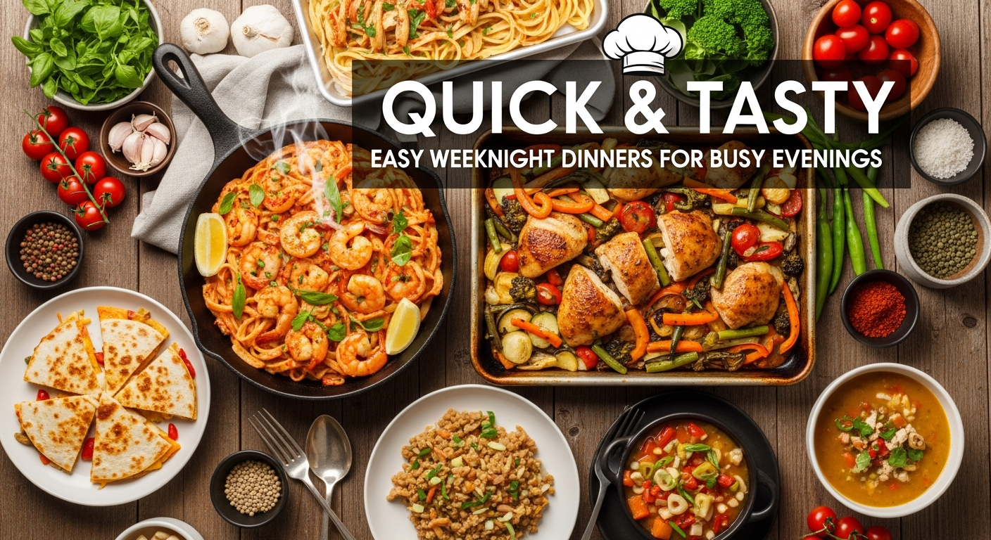 Quick & Tasty: Easy Weeknight Dinners for Busy Evenings.
