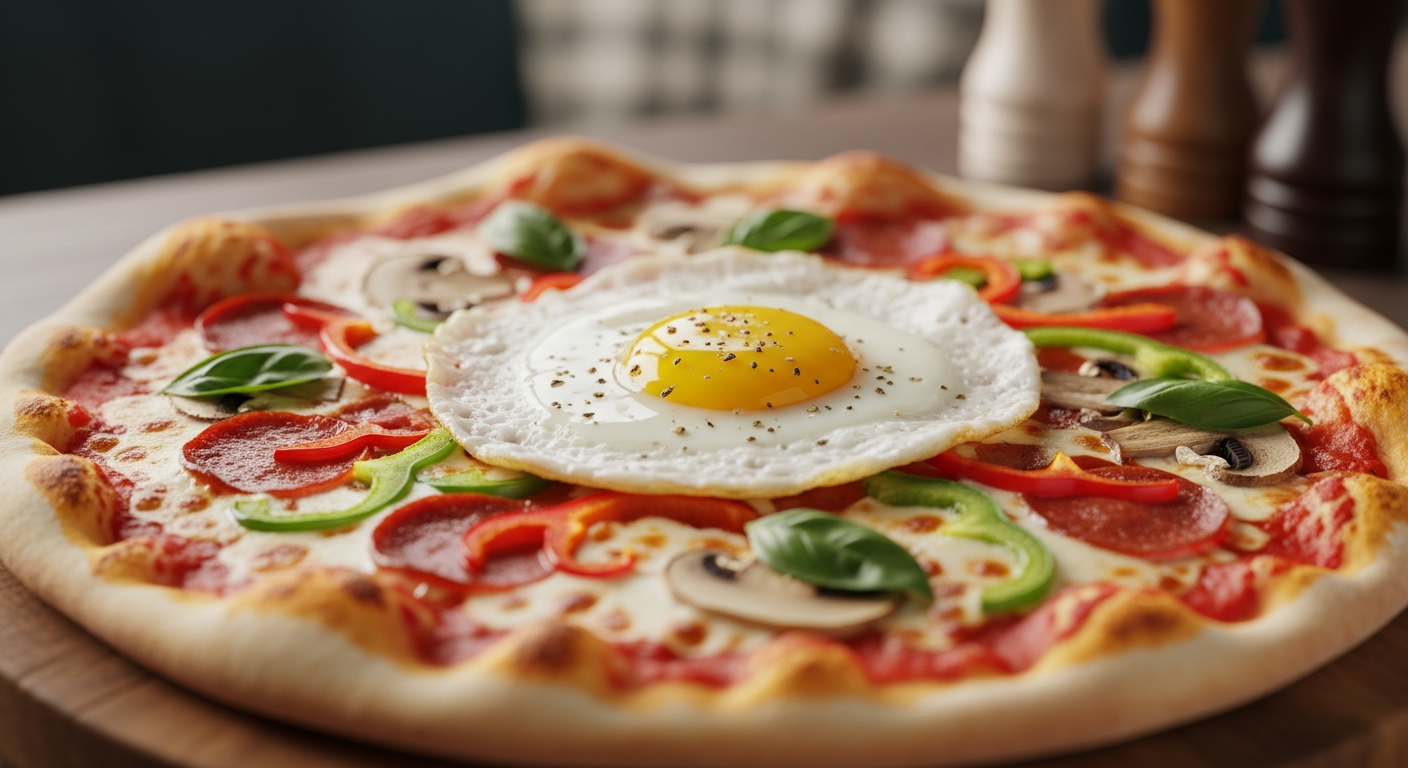 Cracking the Flavor Code: The Rise of Egg-Topped Pizza
