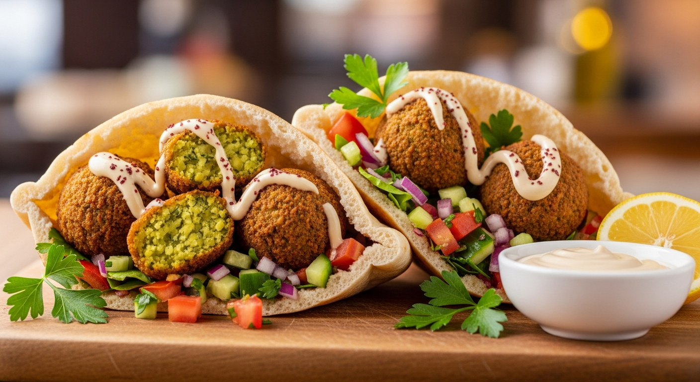 Falafel Pita Pockets: A Flavorful Middle Eastern Delight