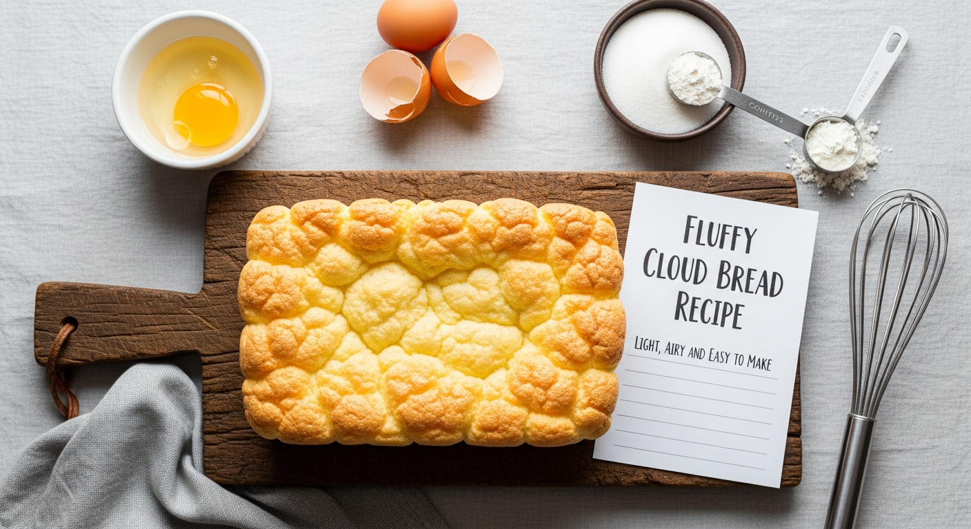 Fluffy Cloud Bread Recipe: Light, Airy, and Easy to Make
