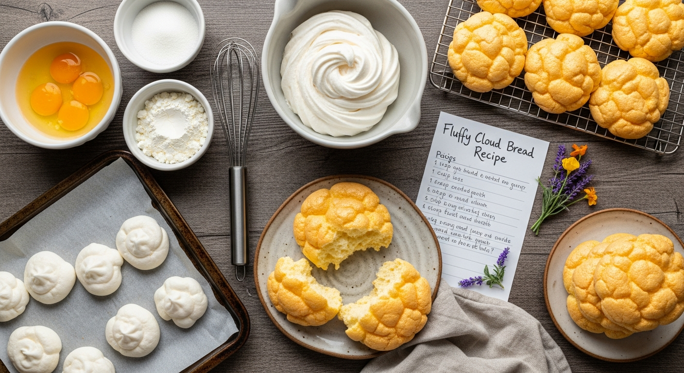 Fluffy Cloud Bread Recipe: Light, Airy, and Easy to Make