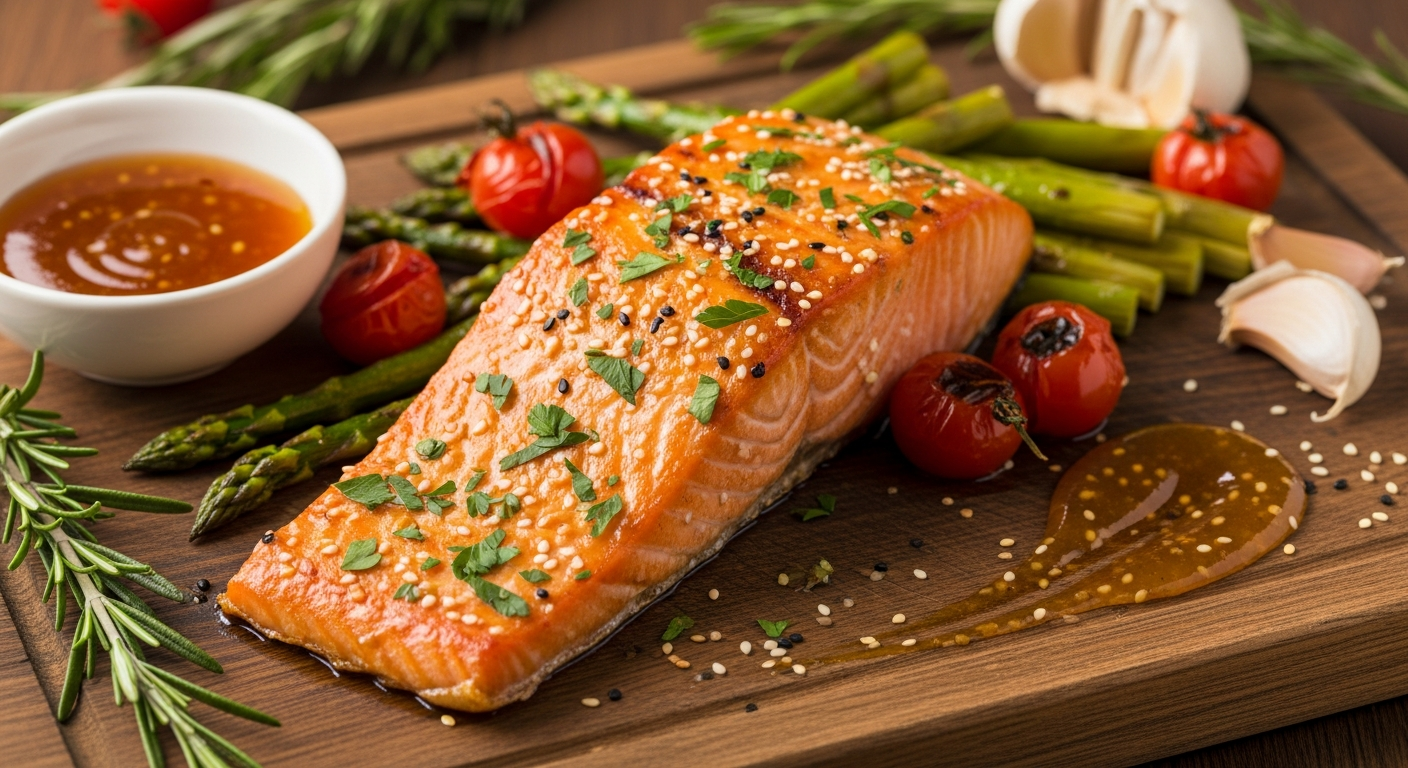 Sweet & Savory Honey Garlic Salmon: A Flavorful Delight