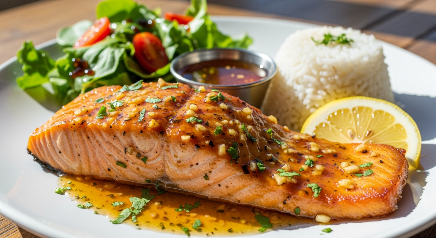 Sweet & Savory Honey Garlic Salmon: A Flavorful Delight
