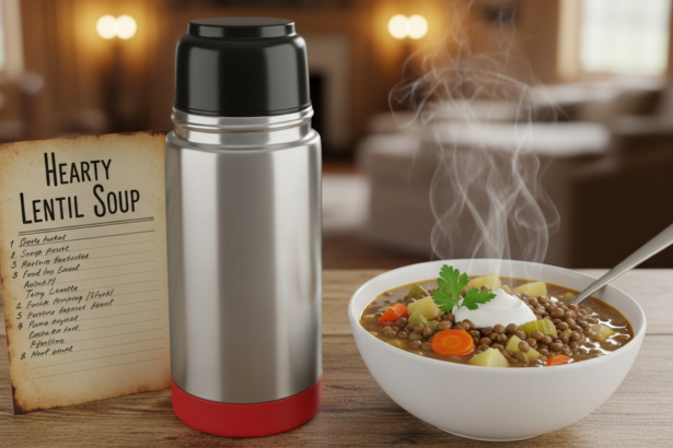 Hearty Lentil Soup Recipe to Keep Warm in Your Thermos