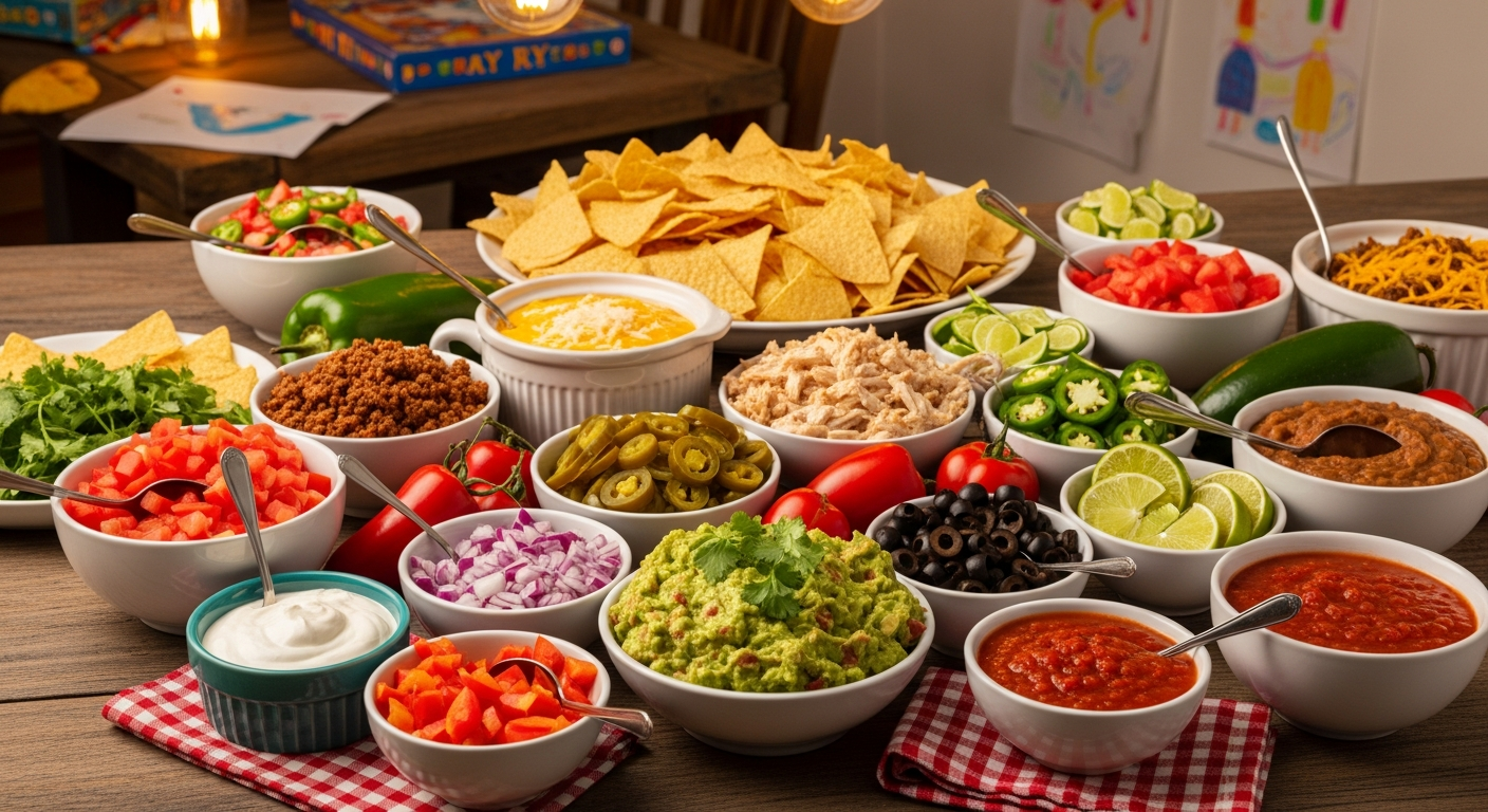 Build the Perfect Nacho Bar for a Fun Family Dinner Night 