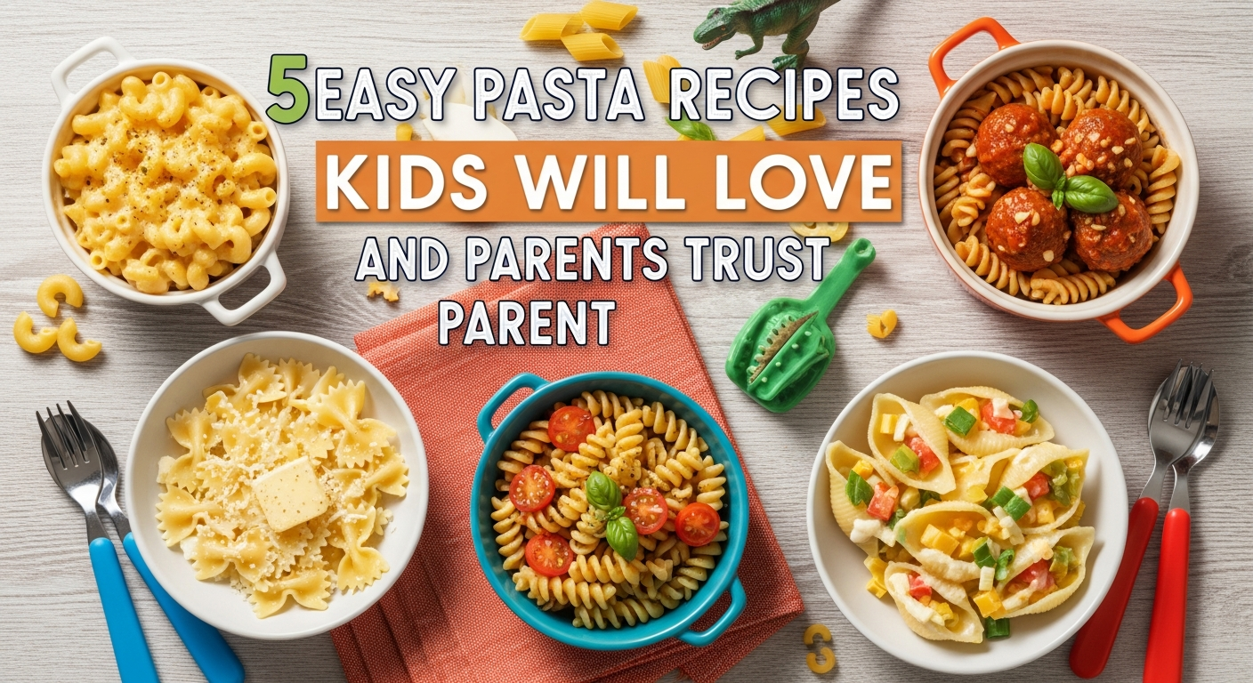 5 Easy Pasta Recipes Kids Will Love and Parents Trust