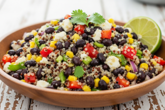 Protein-Packed Quinoa & Black Bean Salad: A Healthy Twist