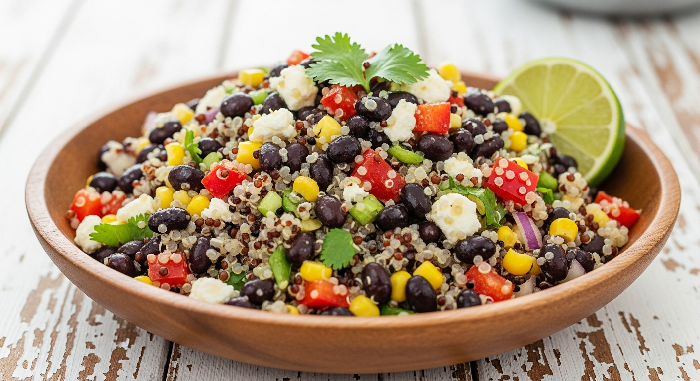Protein-Packed Quinoa & Black Bean Salad: A Healthy Twist