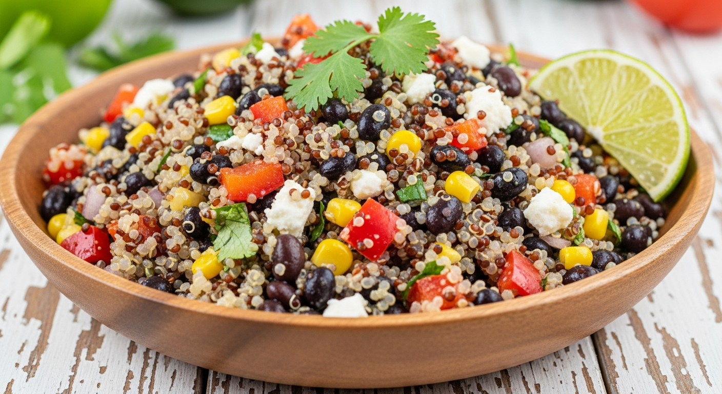 Protein-Packed Quinoa & Black Bean Salad: A Healthy Twist