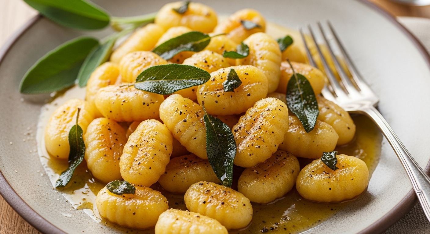 Savory Gnocchi Delight: Mastering Sage Butter Sauce Magic