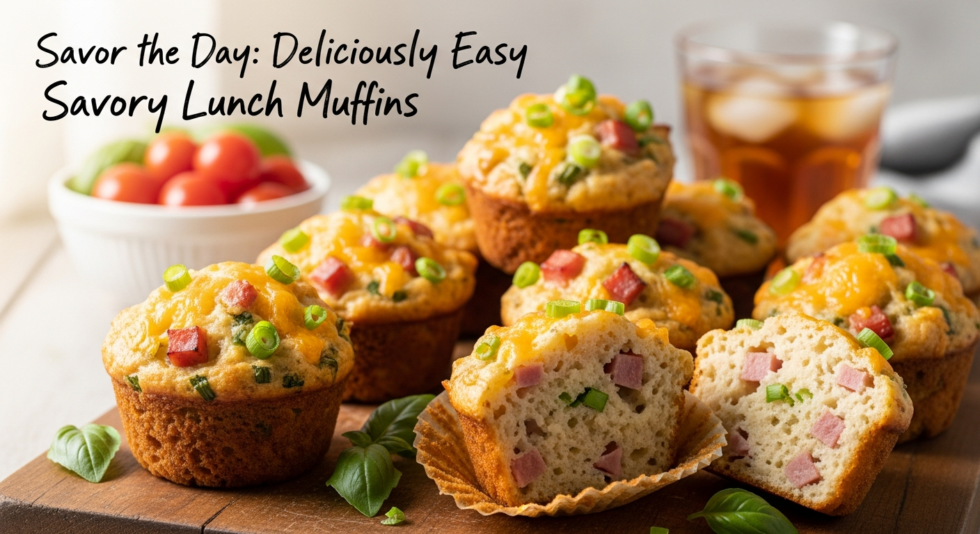 Savor the Day: Deliciously Easy Savory Lunch Muffins Recipe