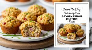 Savor the Day: Deliciously Easy Savory Lunch Muffins Recipe