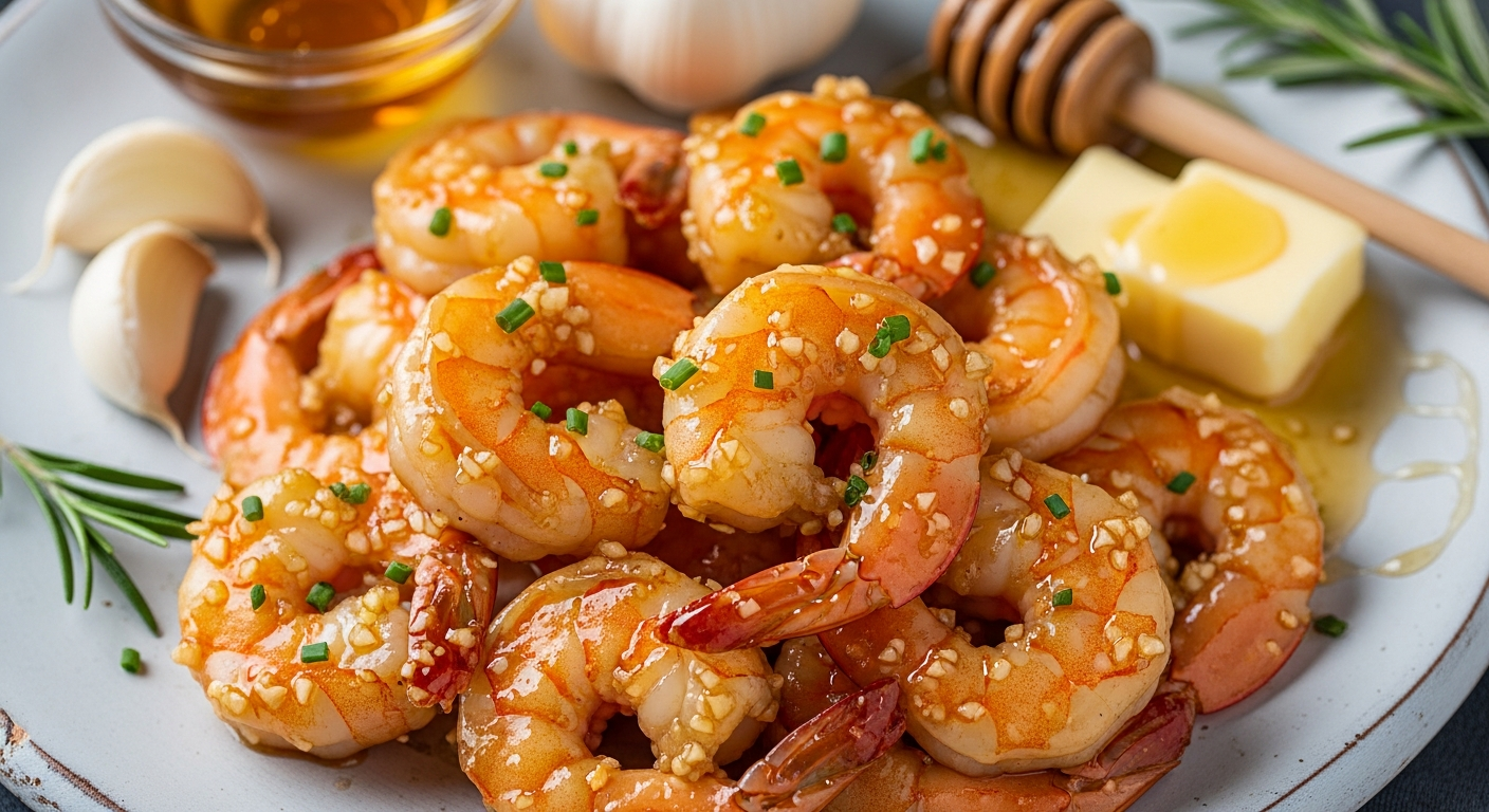Sweet & Savory Honey Garlic Butter Shrimp Recipe Delight