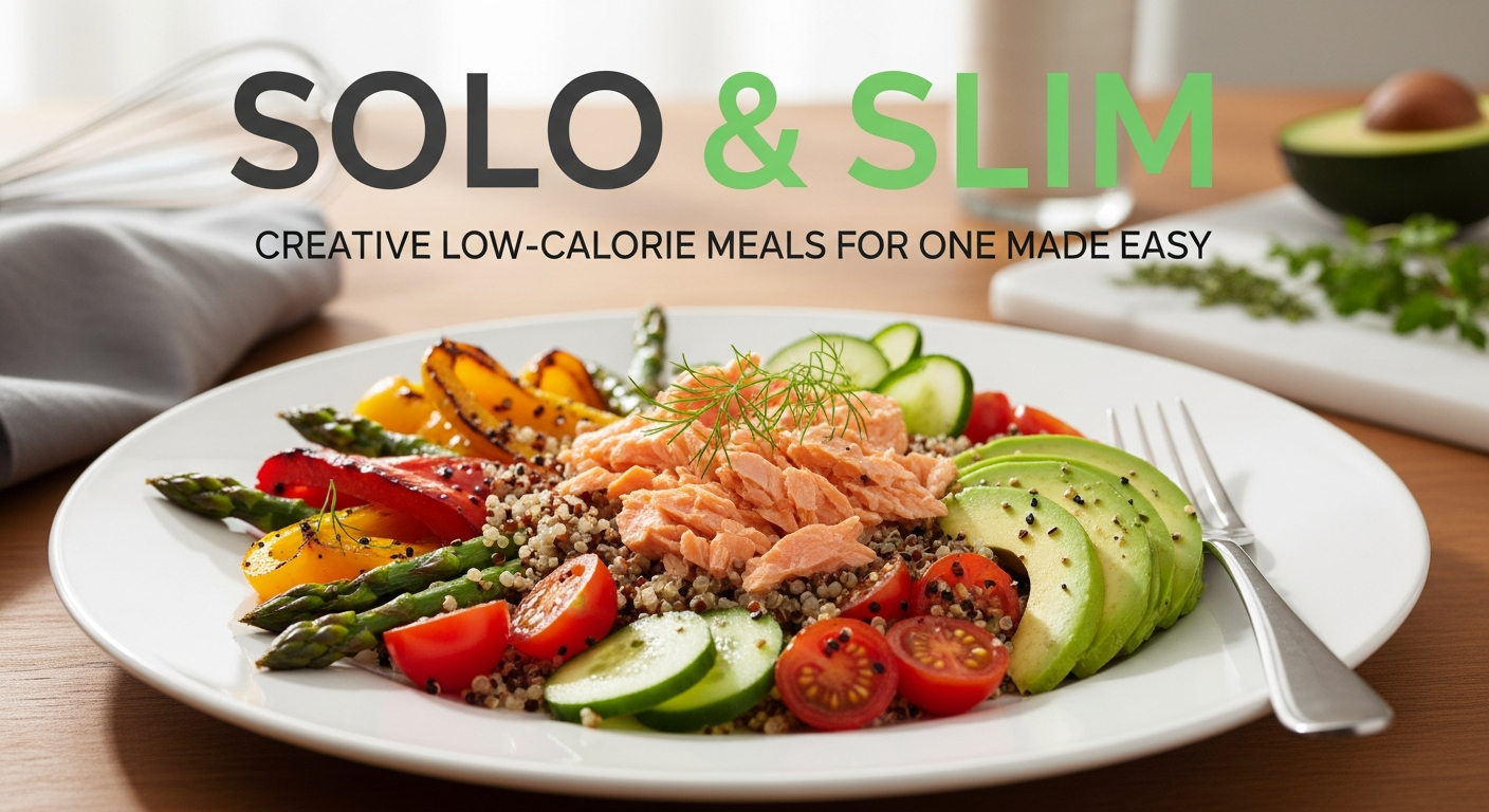 Solo & Slim: Creative Low-Calorie Meals for One Made Easy
