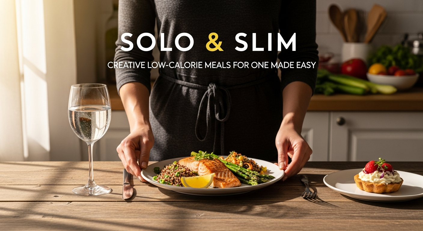 Solo & Slim: Creative Low-Calorie Meals for One Made Easy