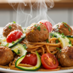 Savory Spaghetti with Turkey Meatballs: A Healthy Twist