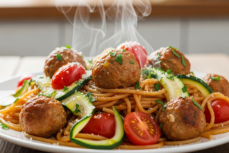 Savory Spaghetti with Turkey Meatballs: A Healthy Twist