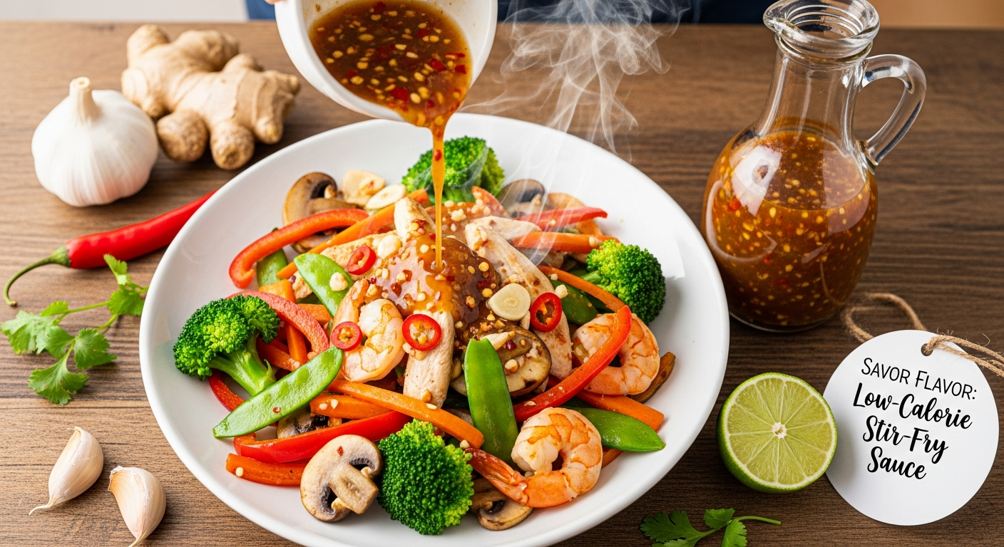 Savor Flavor: Crafting the Perfect Low-Calorie Stir-Fry Sauce.