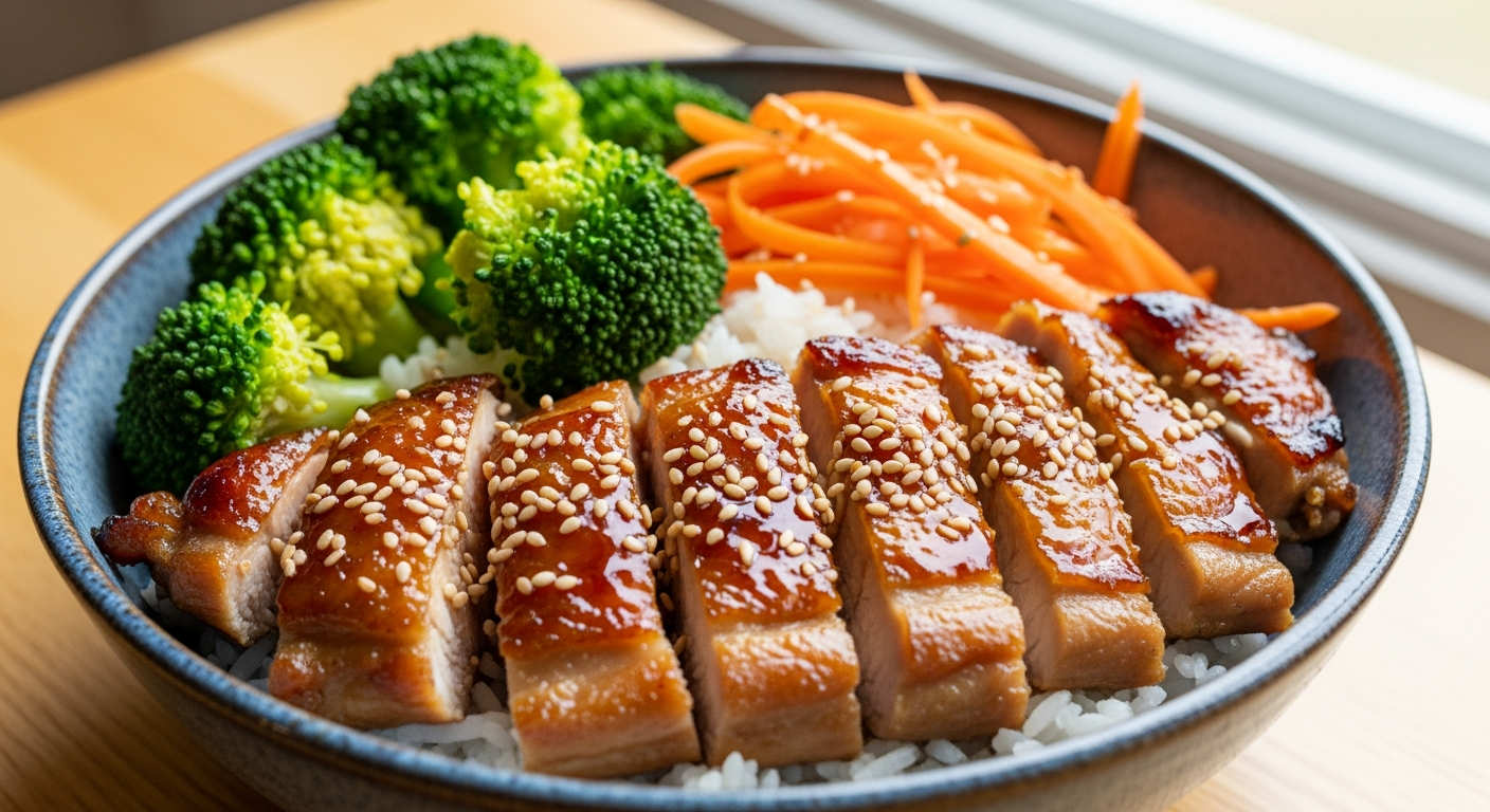 Midday Delight: Crafting the Perfect Teriyaki Chicken Bowl