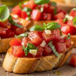 Bright Bites: Mastering Classic Tomato & Basil Bruschetta