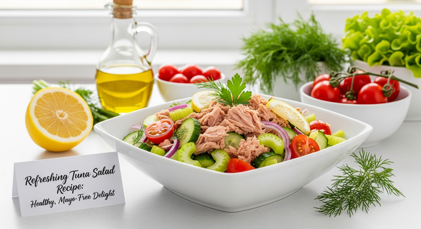 Refreshing Tuna Salad Recipe: Healthy, Mayo-Free Delight