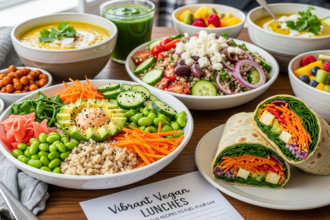 Vibrant Vegan Lunches: Nutritious Recipes to Fuel Your Day.