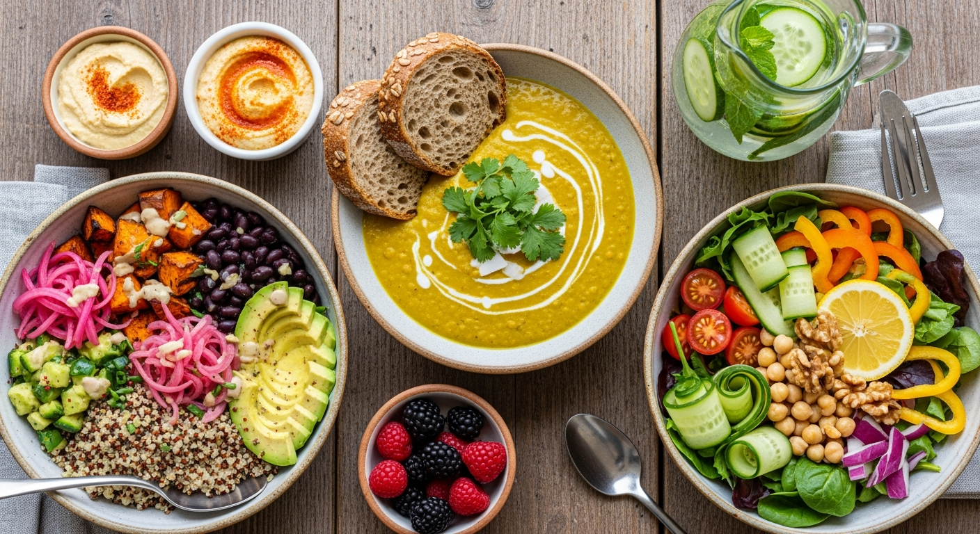 Vibrant Vegan Lunches: Nutritious Recipes to Fuel Your Day.
