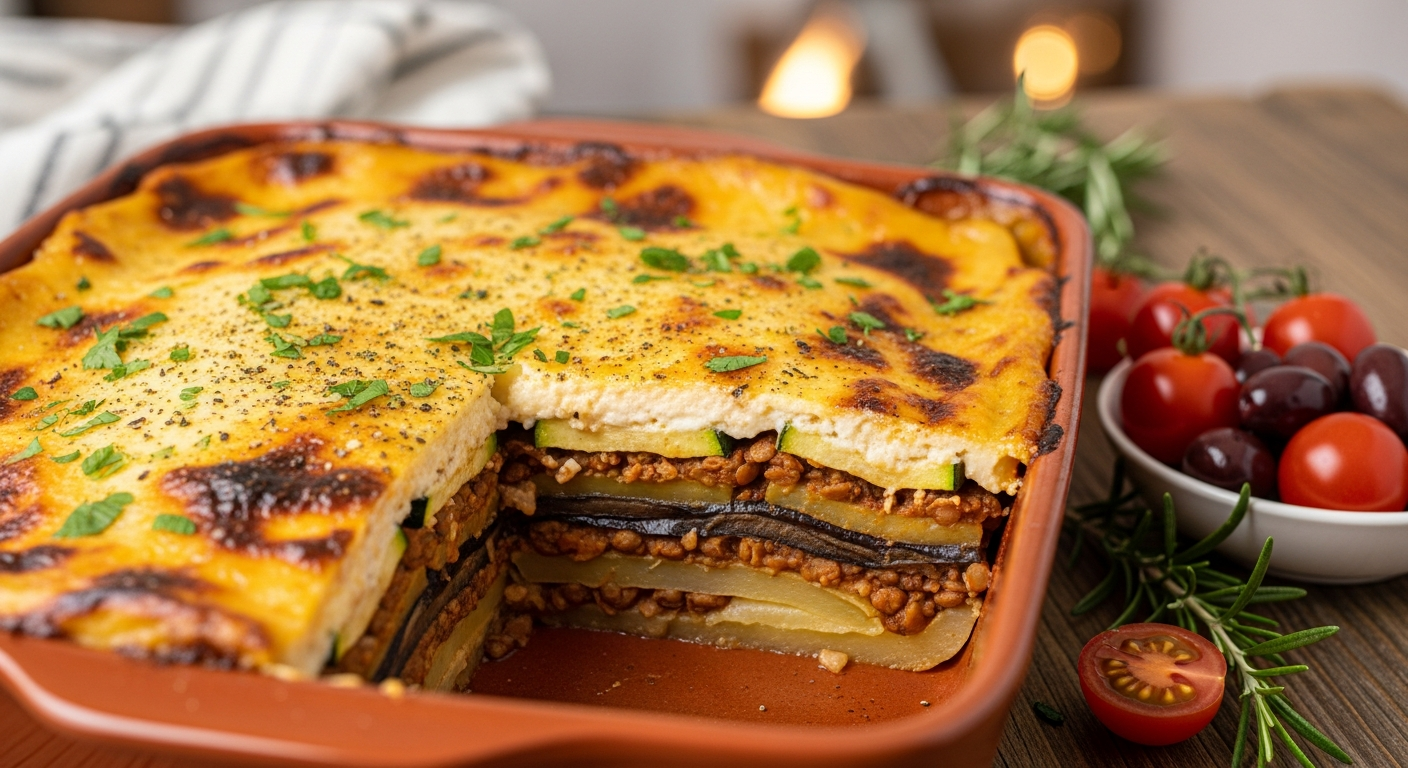 Vibrant Vegan Moussaka: A Flavorful Twist on Tradition
