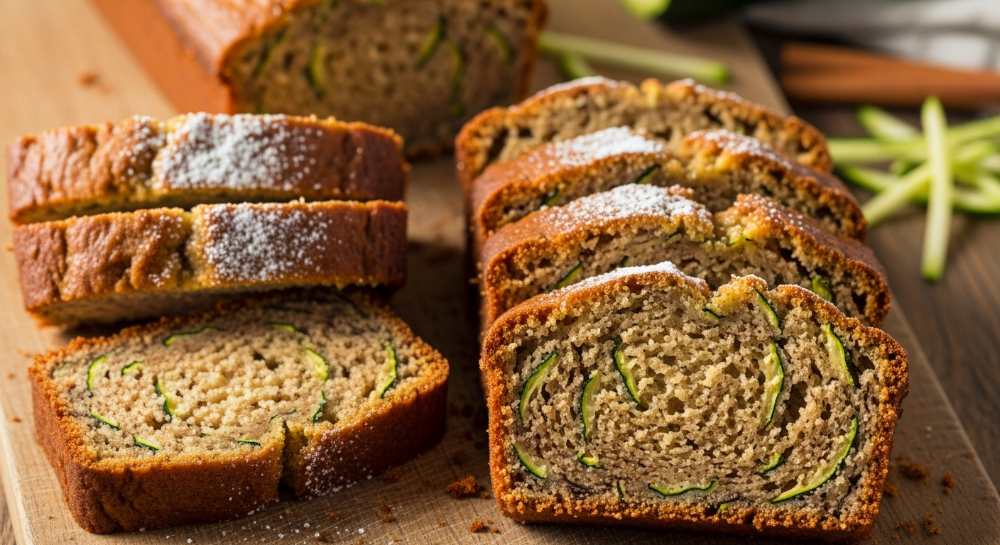 Zucchini Bread Slices: A Moist Twist on Classic Treats