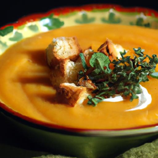 Velvety butternut & ⁢Sweet ⁣Potato​ Soup: Fall's Creamy Comfort