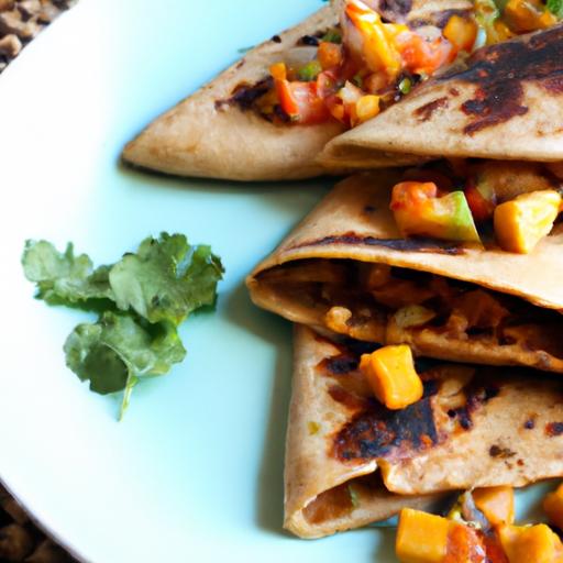Flavor-Packed vegan Quesadillas with Black Beans delight