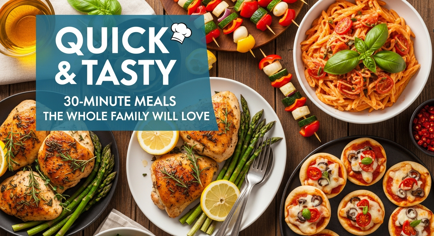 Quick & Tasty: 30-Minute Meals the Whole Family Will Love.