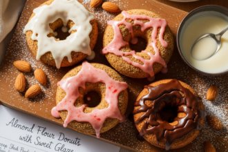 Delicious Almond Flour Donuts with Sweet Glaze Recipe