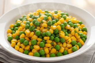 Golden Delight: The Art of Buttered Corn and Peas Perfected