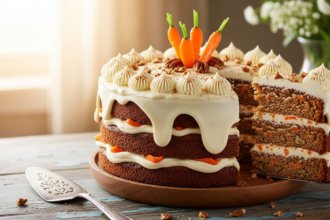 Decadent Carrot Cake with Cream Cheese Frosting Delight