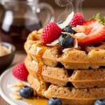 Fluffy Coconut Flour Waffles: A Nutty Twist on Breakfast