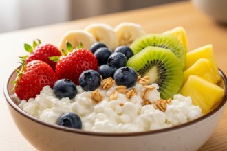 Cottage Cheese and Fruit