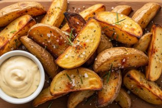 Crispy Roasted Potato Wedges: A Savory Homemade Delight