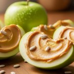 Crunchy Apple Slices and Creamy Sunflower Butter Bliss