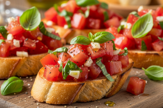 Bright Bites: Mastering Classic Tomato & Basil Bruschetta