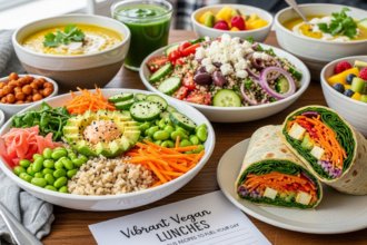 Vibrant Vegan Lunches: Nutritious Recipes to Fuel Your Day.